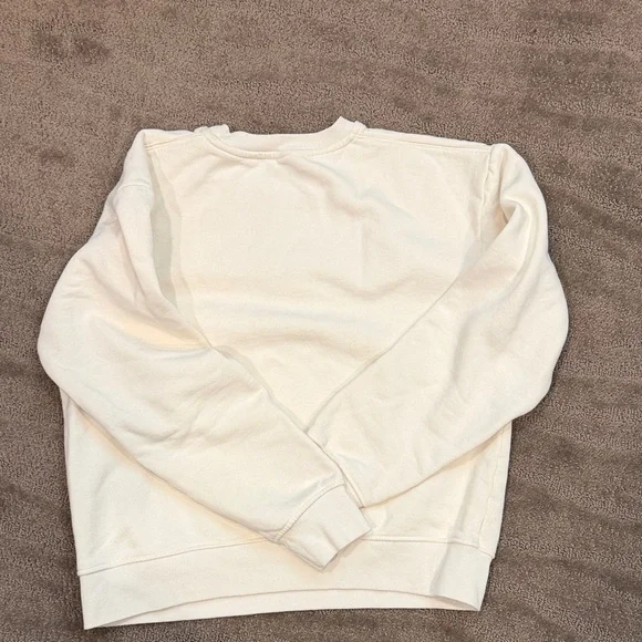 cotopaxi Cream Crewneck Sweatshirt with Mountain Rainbow Graphic - Picture 3 of 4